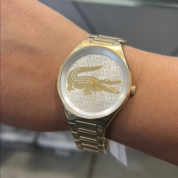 Lacoste Gold Reptile Timepiece - Picture 1 of 2